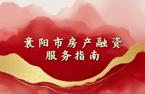 襄阳市房产融资服务,不动产质押融资"数字化办理指南"